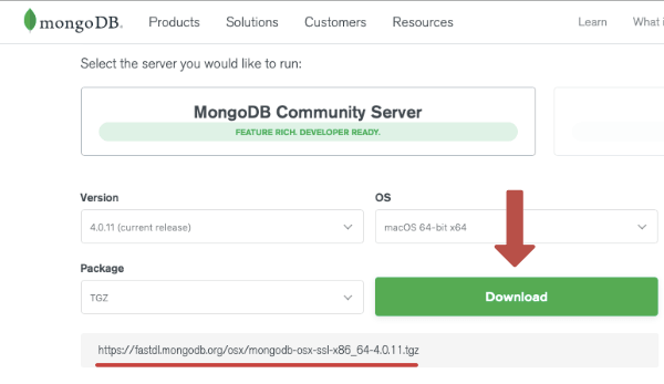 How to download mongodb for mac